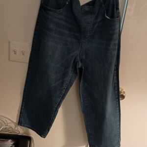 Time and Tru Blue Ankle Cropped Jeans